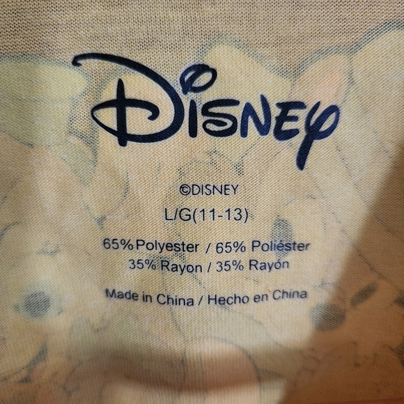 Disney Chip 'n Dale Rescue Rangers Yellow Tee Large - Picture 4 of 4